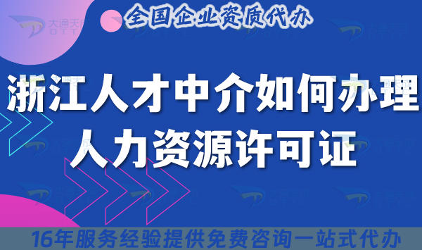 浙江人才中介如何办理人力资源许可证,2025政策+流程+避坑指南